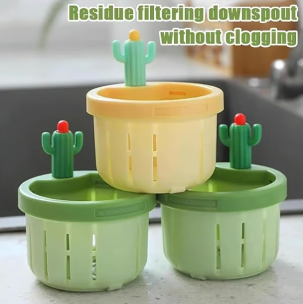 GFOUK® Cactus Kitchen Sink Drain Strainer🌿Removes odors and prevents blockages
